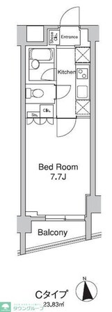 プラウドフラット代々木上原の物件間取画像